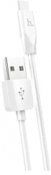 HOCO Rapid Charging X1 cablu de date USB la Type-C Lungime 1 Metru Culoare Alb 