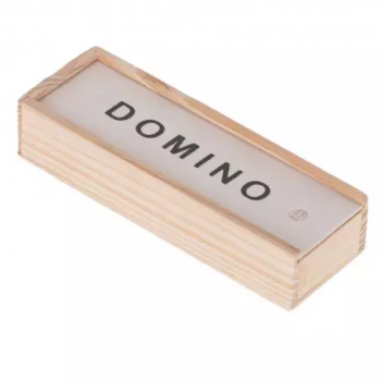 Joc de societate Domino din lemn 