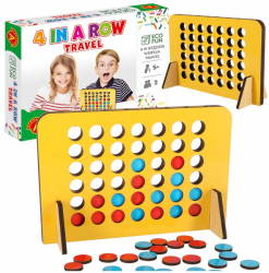 Joc de strategie din lemn 4 pe un rand