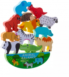Joc puzzle echilibrarea animalelor de safari 