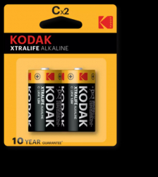 Kodak XTRALIFE C/LR14 Alkaline - 2 Bucati Continutul pachetului 1x Blister 