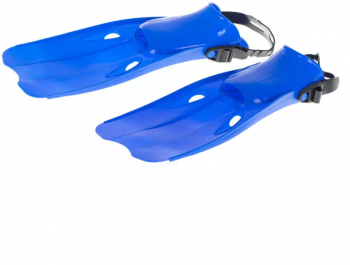 Labe de inot/ scufundari copii marime 22.5-24.5 cm albastru 