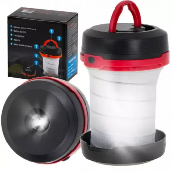 Lampa camping turistica pilabila 2 in 1 