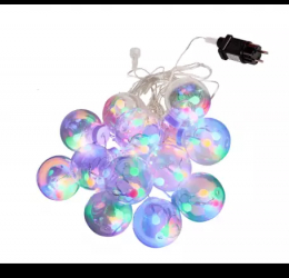 Lămpi de perdea suspendate cu LED 3m 108LED -uri multicolore