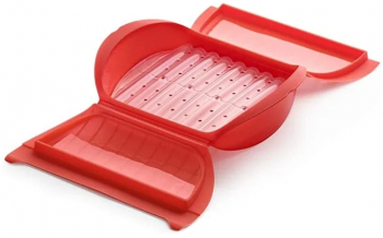 Lekue - Cutie rosie pentru incalzirea alimentelor - RESIGILAT 