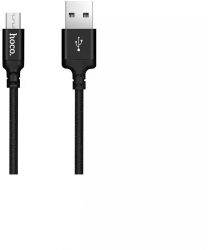Micro USB la USB 2.0 2A Cablu de date Hoco Premium Lungime 2 Metri Culoare Negru 