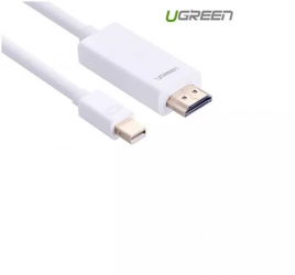 Mini Dislayport DP Male HDMI Male cable Lungime 1.5 Metri Culoare Alb 