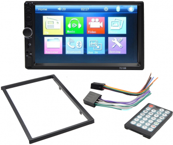 MP5 Player auto 2DIN 7016B LCD TFT 7 inch Bluetooth Mirror Link 