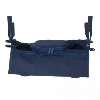 Organizator multifunctional pentru sticla de apa sau biberon pentru carucior albastru inchis 