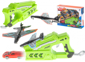 Pistol lansator de masinuta si avioane 2 in 1