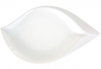 Platou adanc 27x15.5cm portelan alb AMBITION Salsa 
