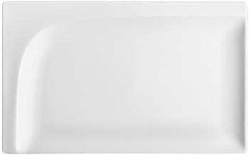 Platou servire 30.5x18.9cm portelan alb AMBITION Monaco 