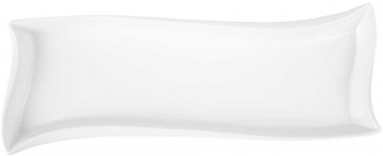 Platou servire 35x12.5cm portelan alb AMBITION Salsa 