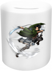 Pusculita Attack On Titan Levi Ackerman 10 Cm Piggy44