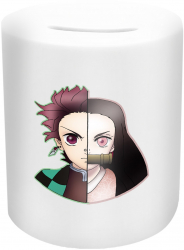 Pusculita Demon Slayer Tanjiro And Nezuko 10 Cm Piggy53 