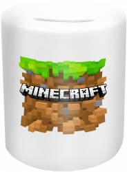 Pusculita Minecraft Grass Block 10 Cm Piggy35 