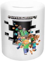 Pusculita Minecraft Group 10 Cm Piggy21 