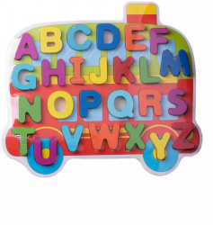 Puzzle din lemn cu 26 litere
