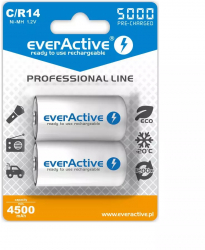 R14 C 5000mAh Rechargeables everActive Professional Line Continutul pachetului 1x Blister 
