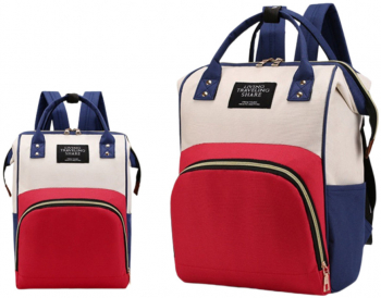 Rucsac multifunctional pentru mamici si bebelusi marime universala 44 x 26 x 17 cm Culori mixate 