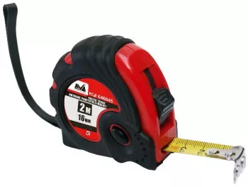 Ruleta Zebra cu Frane Protectie si Magnet Evotools - Latime 3m Latime 16 mm 