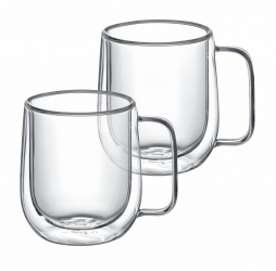 Set 2 cani 390ml sticla termorezistenta AMBITION Mia 