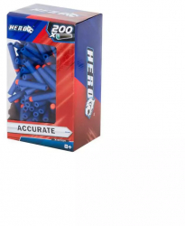 Set 200 gloante munitie de burete pentru pistoale Nerf lungime 7.2 cm 