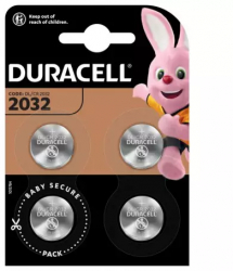 Set 4 baterii cu litiu Duracell CR2032 Mini 