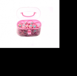 Set 40 buc elastice cu cutie de depozitare din plastic 