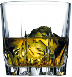 Set 6 pahare whisky 302ml sticla PASABAHCE Karat 