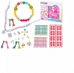 Set 630 de margele pentru realizarea de bijuterii bratari si pandantive multicolor 