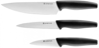 Set cutite 3 piese include cutit universal 13cm AMBITION Aspiro 