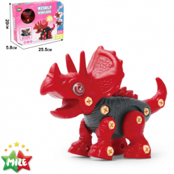 Set de constructie dinozaur Merry Triceratops 30 de piese 