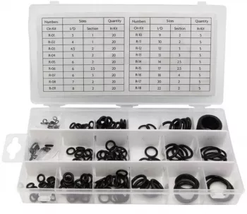 Set de garnituri O-ring Tolland HAS02 O3-22 mm 225 piese 