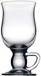 Set pahare cafea PASABAHCE Irish Coffee 2 piese 270ml sticla model bombat 