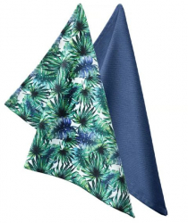 Set prosop bucatarie 40x60cm 2 piese model palmier AMBITION Tropical 