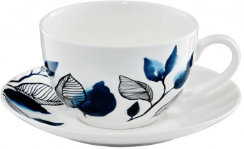 Set servire ceai sau cafea 12 piese 6 persoane AMBITION Blue Flower 