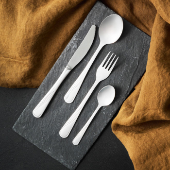 Set tacamuri inox 24 piese 6 persoane AMBITION Napoli 