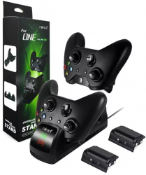 Suport de incarcare Duo + 2 baterii pentru XBOX One One X si One S 