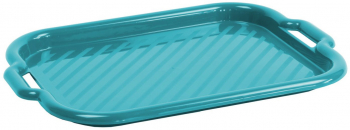 Tava mare cu manere DOMOTTI Clever 53x37x3cm plastic albastru 