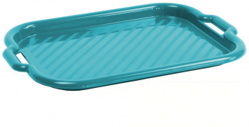 Tava mica cu manere DOMOTTI Clever 40x28x3cm plastic albastru 