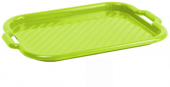 Tava mica cu manere DOMOTTI Clever 40x28x3cm plastic verde 