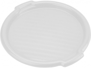 Tava rotunda cu manere DOMOTTI Clever 35.5cm plastic alb 