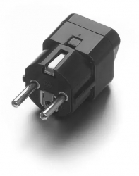 US AU UK la EU Negru - Convertor universal adaptor de calatorie 