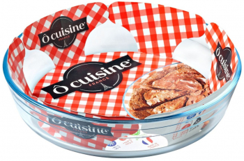 Vas termorezistent 26cm 2.1L OCUISINE Glass Bakeware