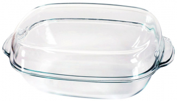 Vas termorezistent cu capac 8.6L oval AMBITION Excellent