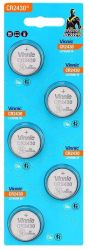 Vinnic CR2430 3v baterie plata cu litiu Continutul pachetului 1x Blister