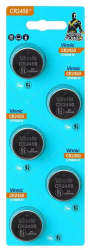 Vinnic CR2450 DL2450 ECR2450 3V baterie plata cu litiu Continutul pachetului 1x Blister