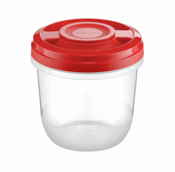 Caserola cu capac rosu 0.75L AMBITION Smart 
