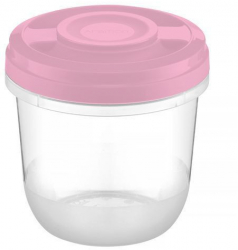 Caserola cu capac roz 0.75L AMBITION Smart 